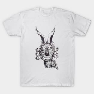 Wierd Rabbit Art T-Shirt